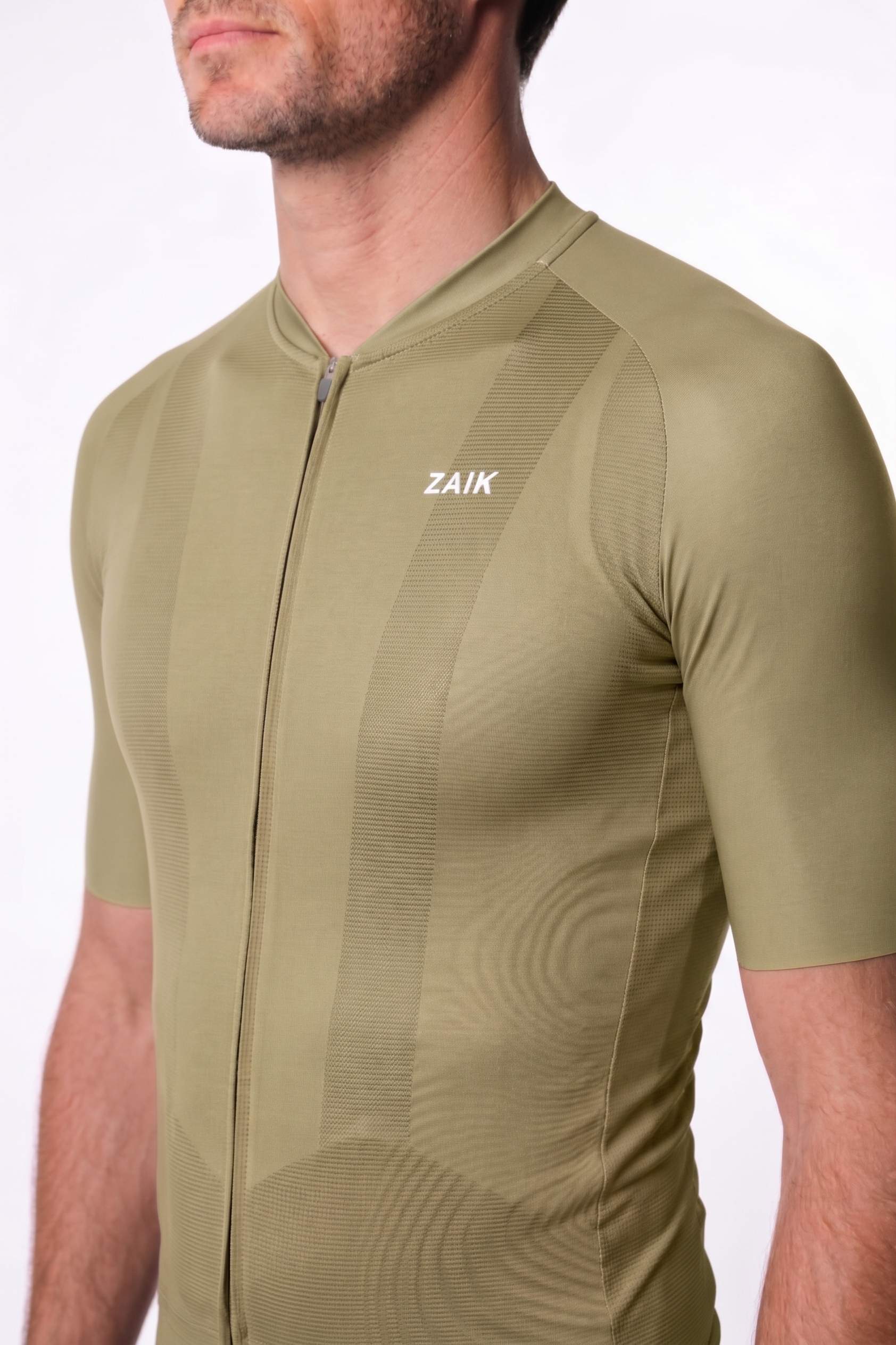 Maillot Corto ESSENCE Caqui- Hombre